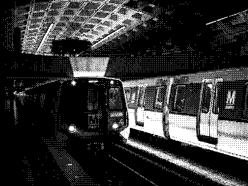 A DC Metro train pulling into a station's platform